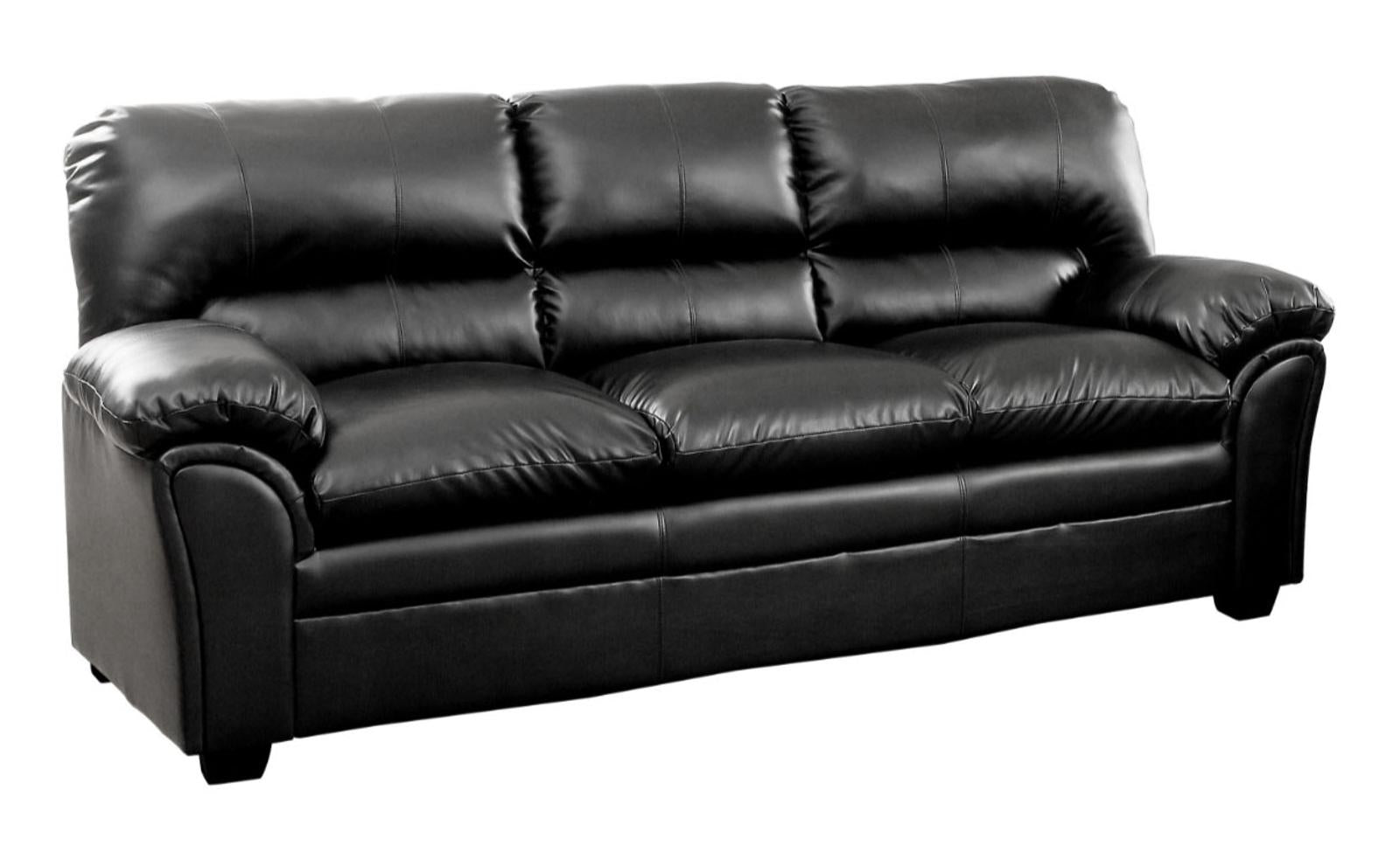Talon Sofa in Black 8511BK-3