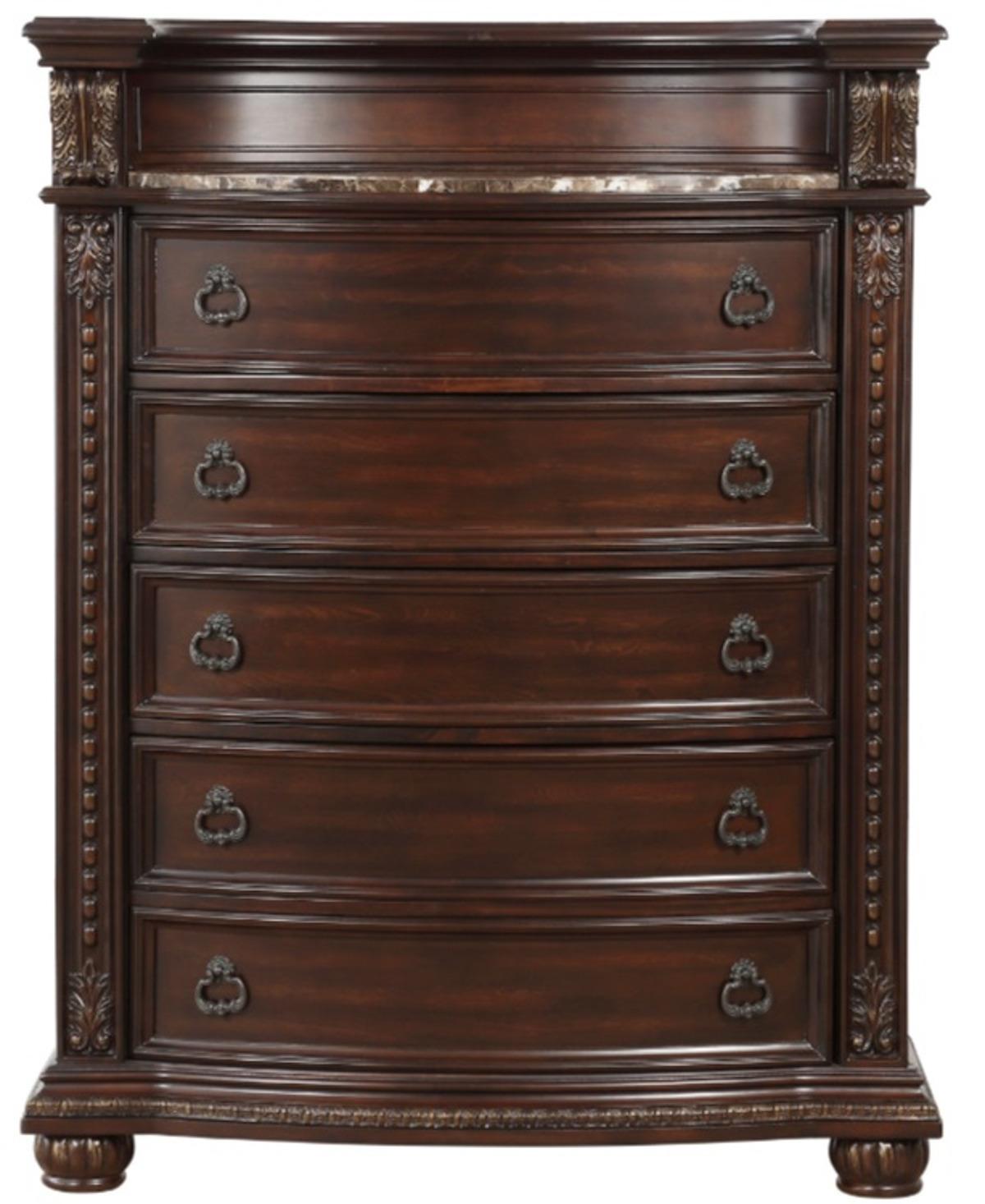 Cavalier Chest in Dark Cherry 1757-9