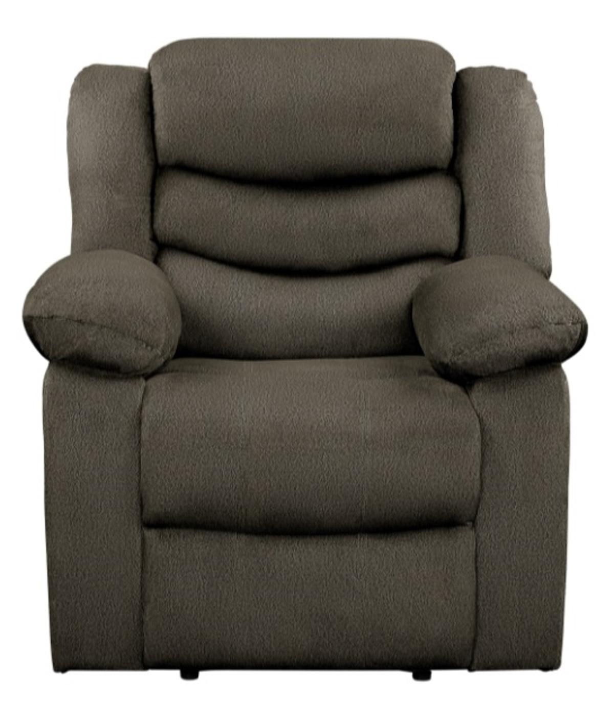 Discus Double Reclining Chair in Brown 9526BR-1