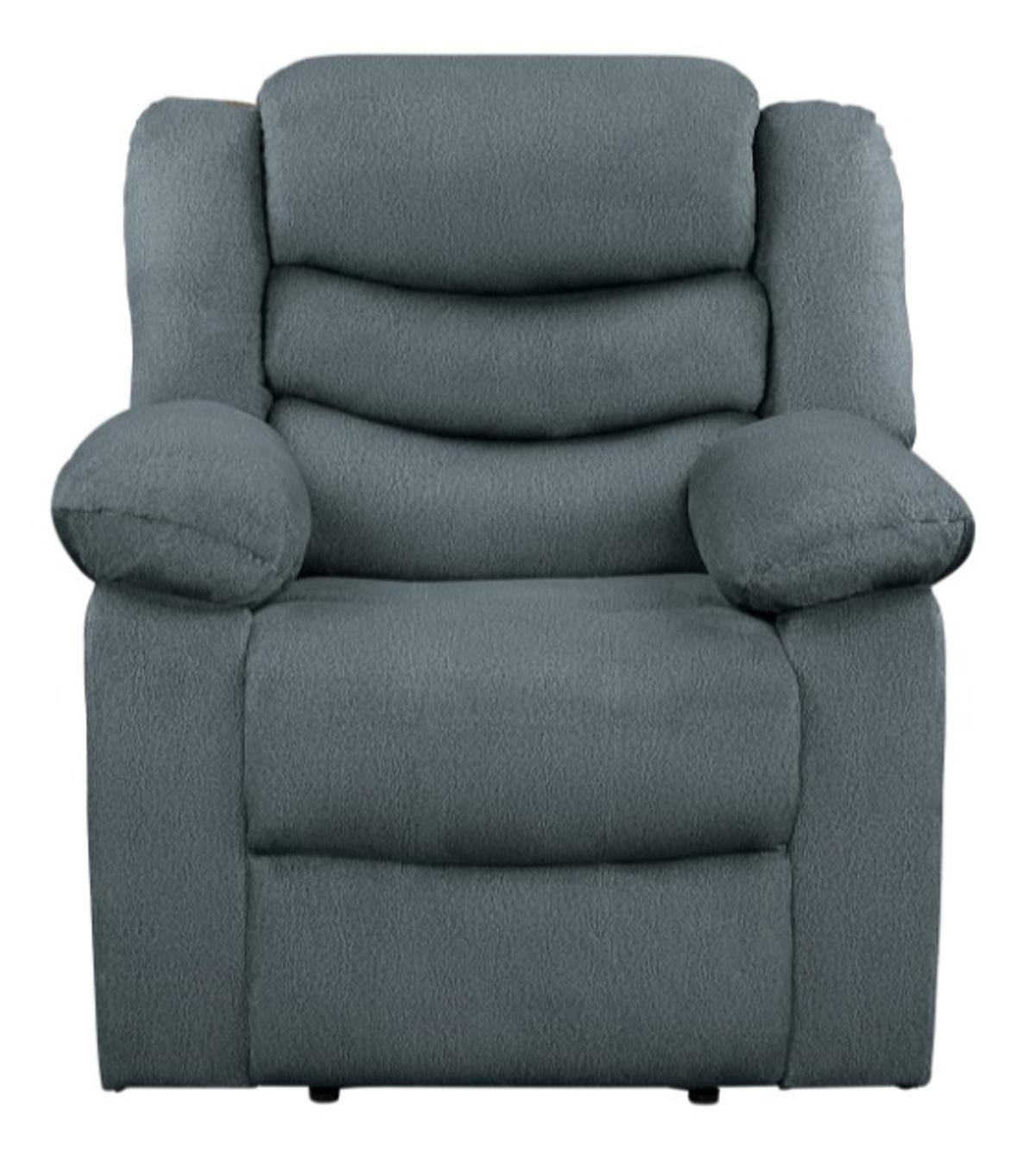 Discus Double Reclining Chair in Gray 9526GY-1