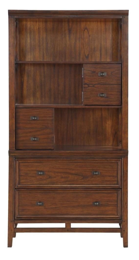 Frazier Bookcase in Brown Cherry 1649-18
