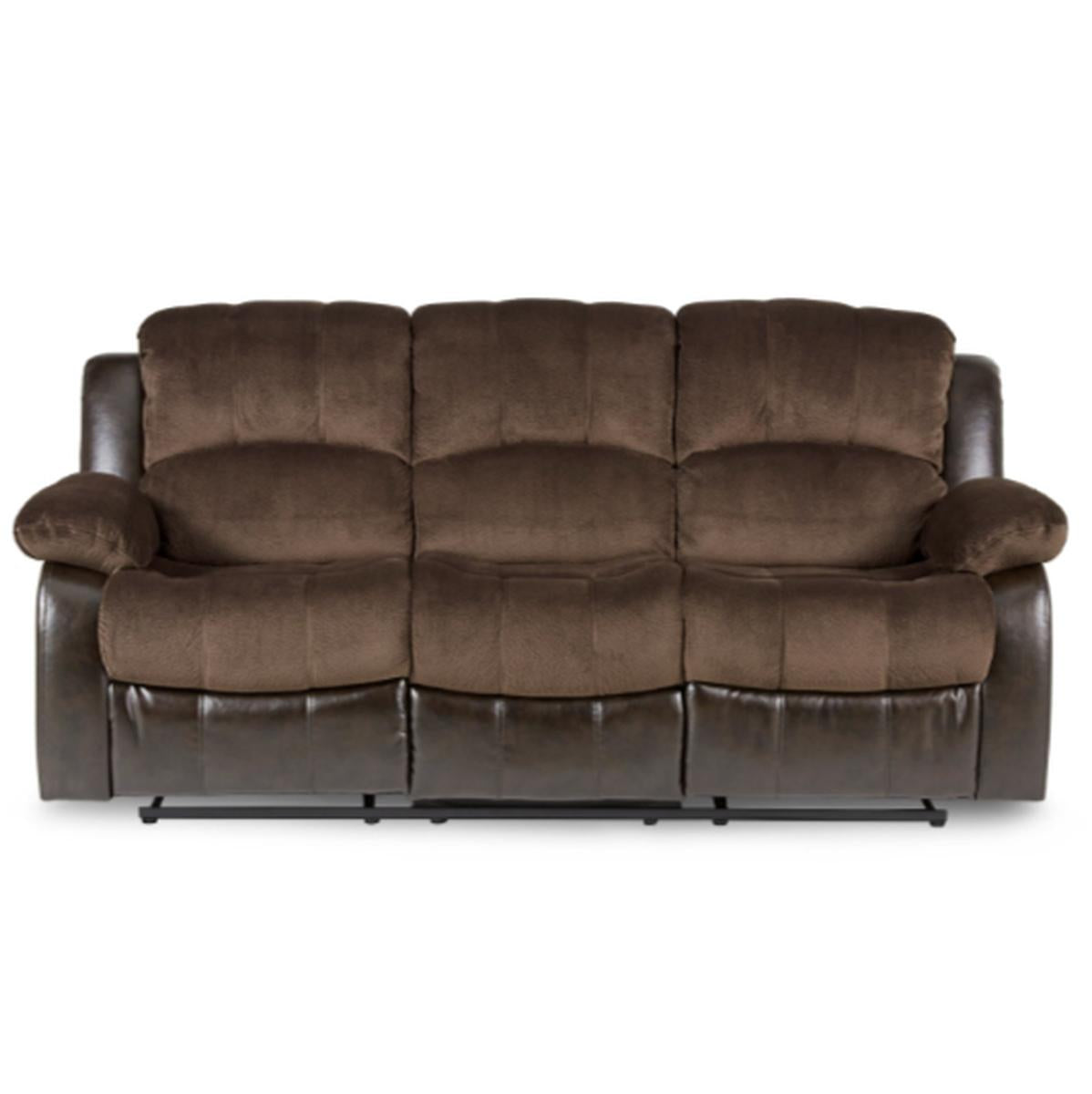 Granley Double Reclining Sofa in Chocolate 9700FCP-3
