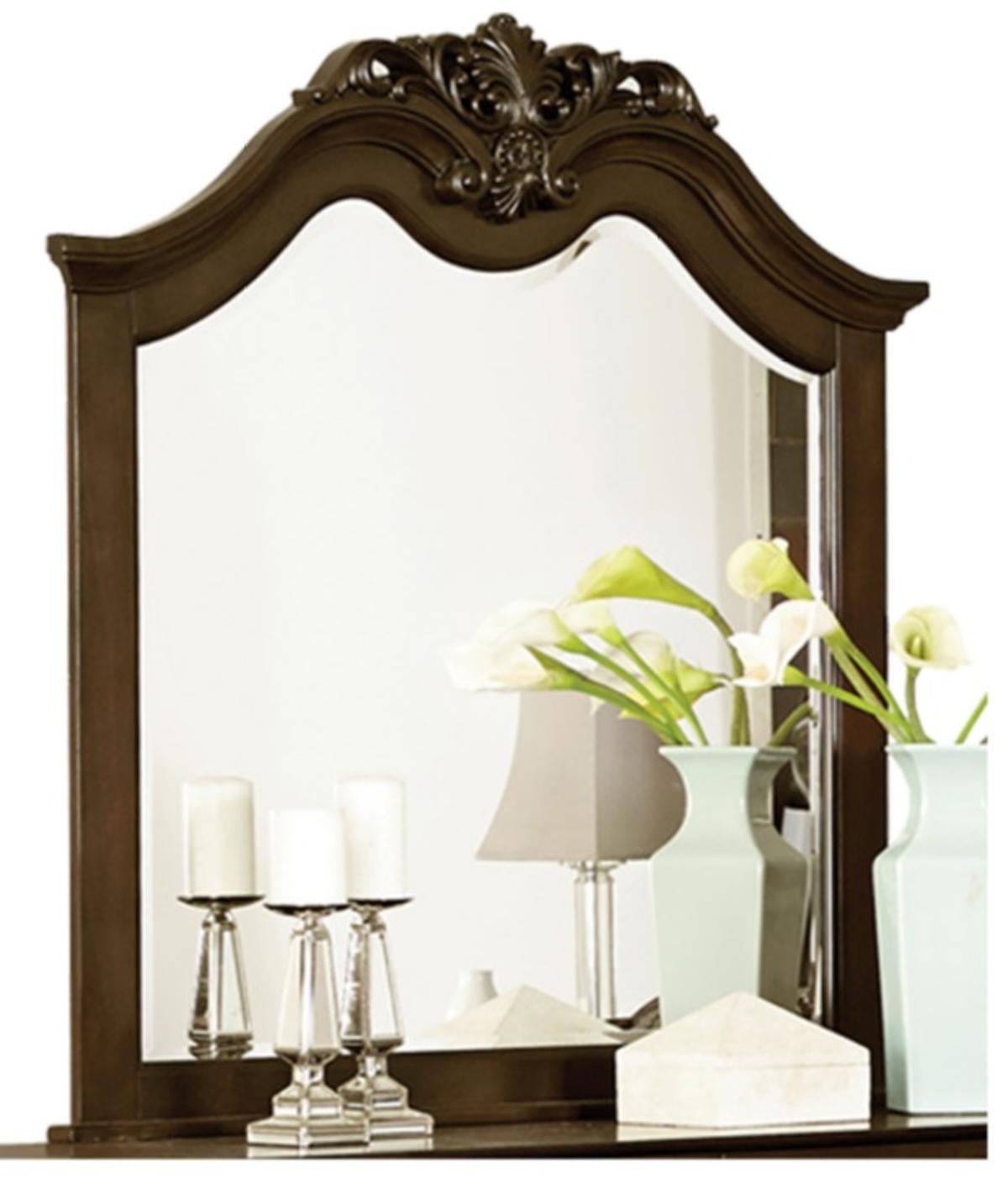 Mont Belvieu Mirror in Dark Cherry 1869-6
