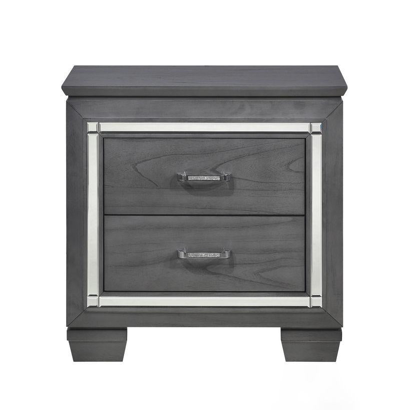 Allura Nightstand in Gray 1916GY-4