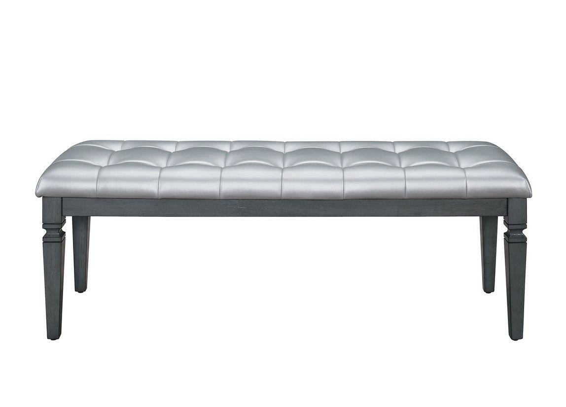 Allura Bed Bench in Gray 1916GY-FBH