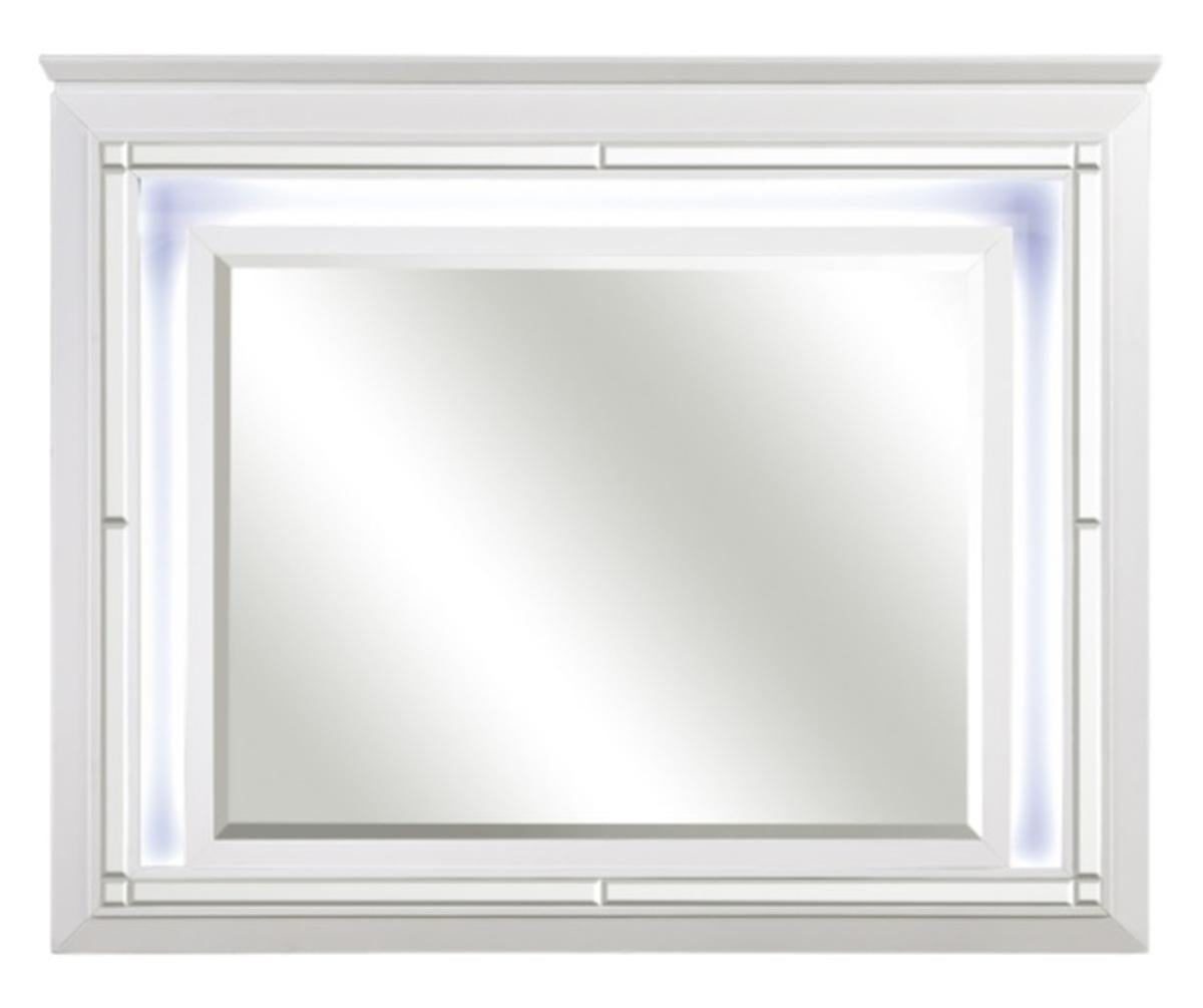 Allura Mirror in White 1916W-6