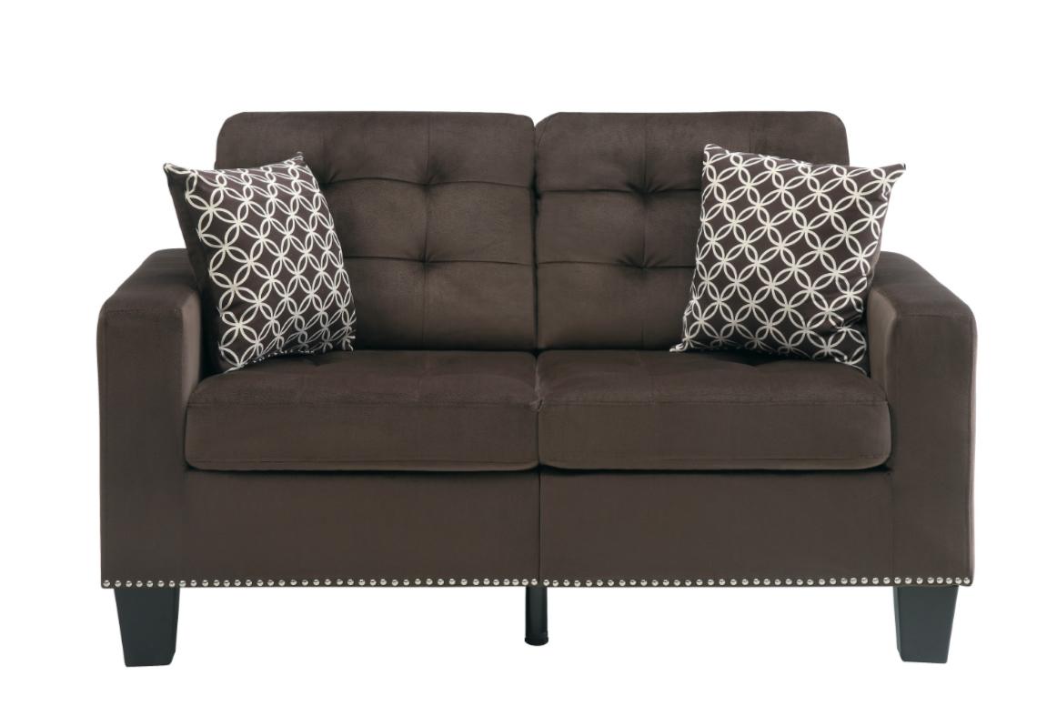 Lantana Loveseat in Chocolate 9957CH-2
