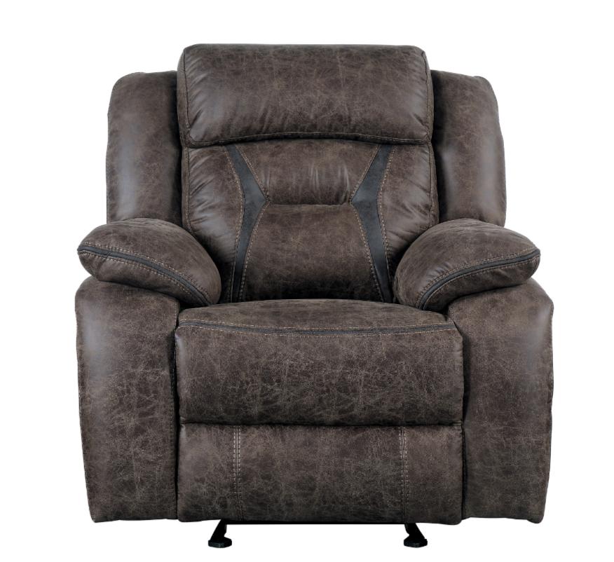Madrona Glider Reclining Chair in Dark Brown 9989DB-1