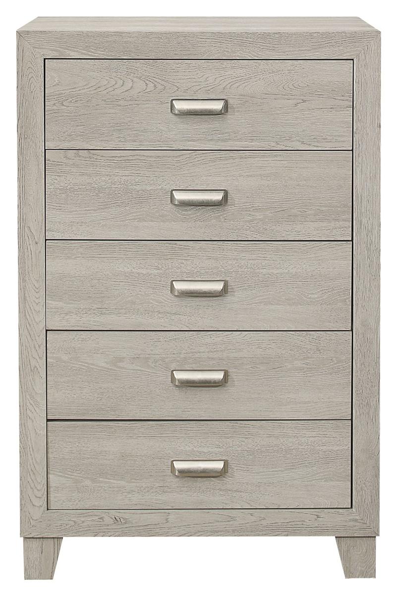 Quinby 5 Drawer Chest in Light Brown 1525-9