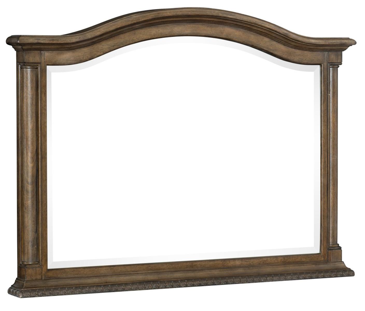 Rachelle Mirror in Weathered Pecan 1693-6