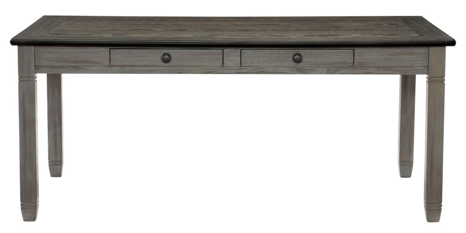 Granby Dining Table in Coffee and Antique Gray 5627GY-72