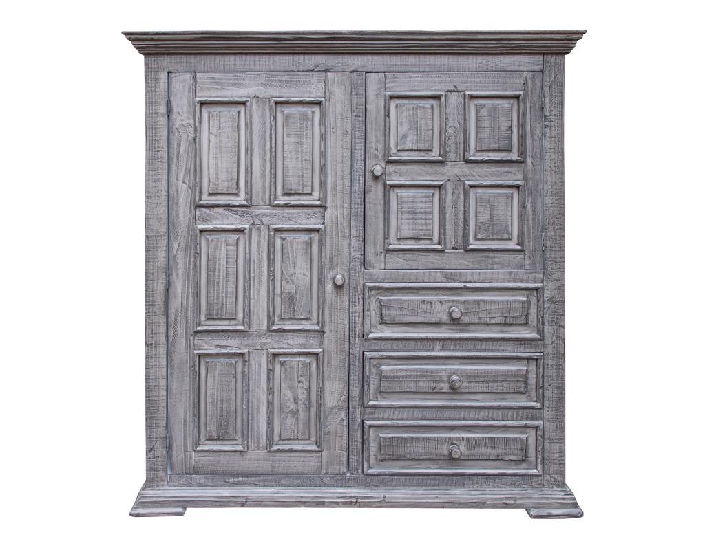 Terra Gray 3 Drawers, 2 Doors Gentleman’s Chest