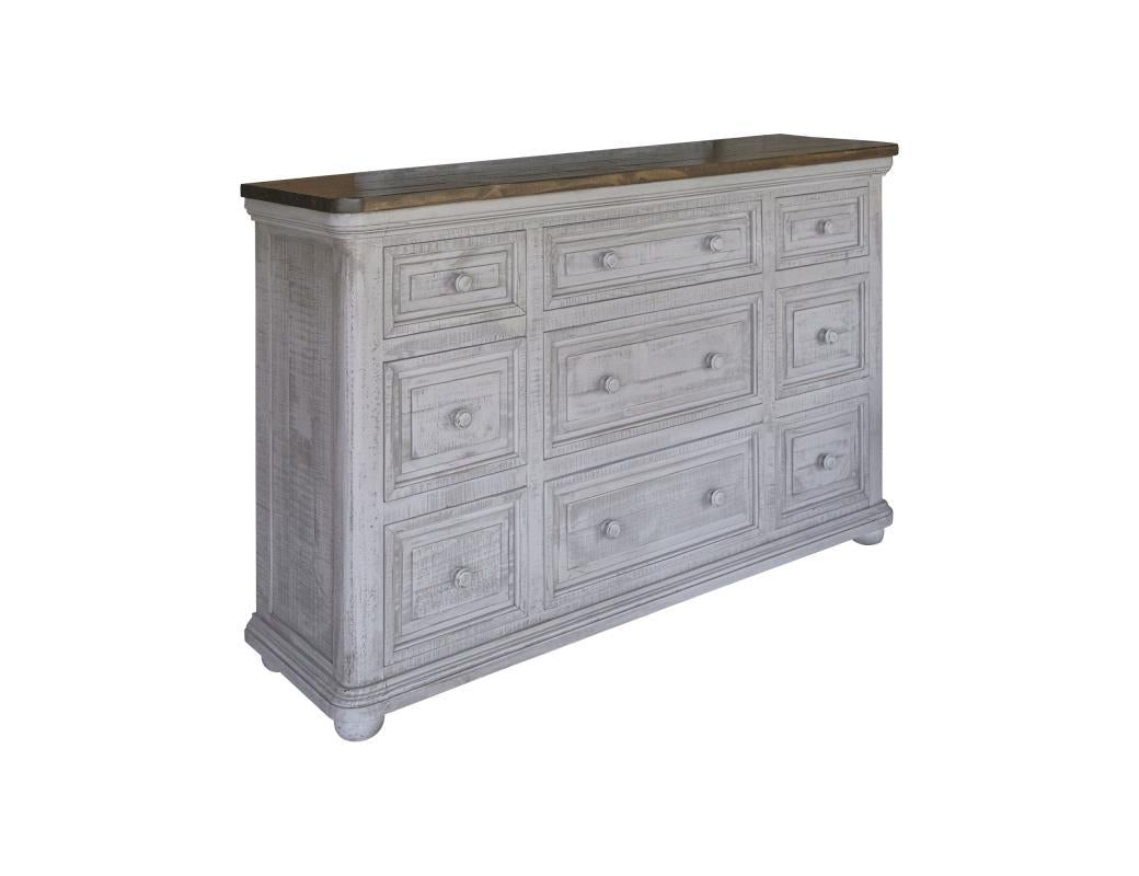 Luna Gray 9 Drawer, Dresser