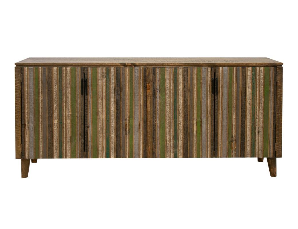 Tiza 4 Doors, Console Green, multicolor doors