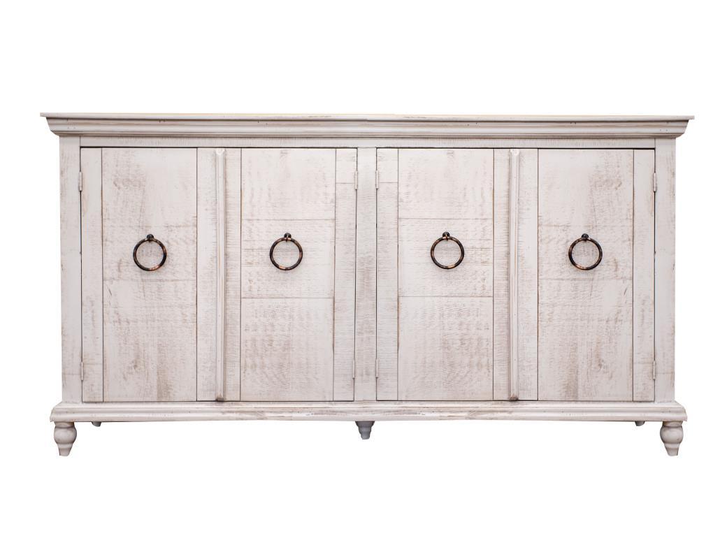 Capri Console w/ 4 Doors, Ivory finish*