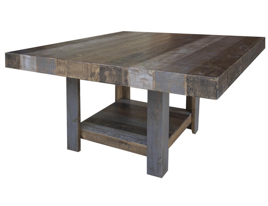 Loft Brown 54” Square Dining Table*