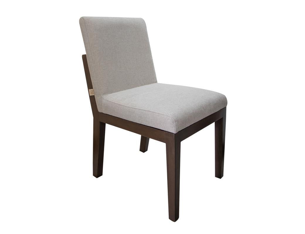 Natural Parota Upholstered Chair