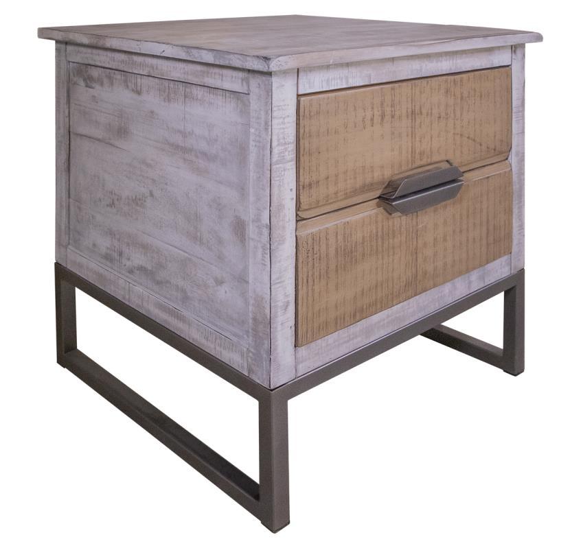 Mita 2 Drawer, End Table