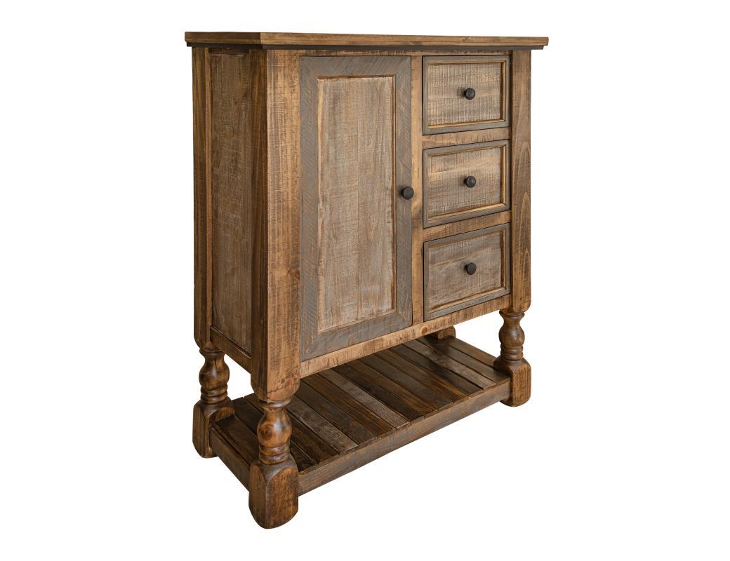 Stone 3 Drawers , 1 Door Chest