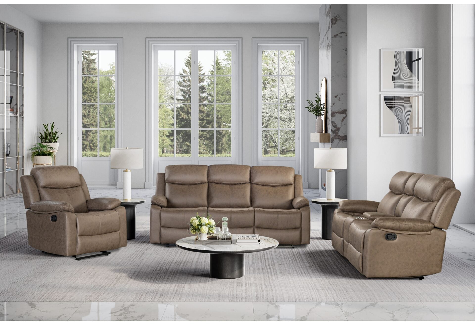 U6028 Console Reclining Loveseat