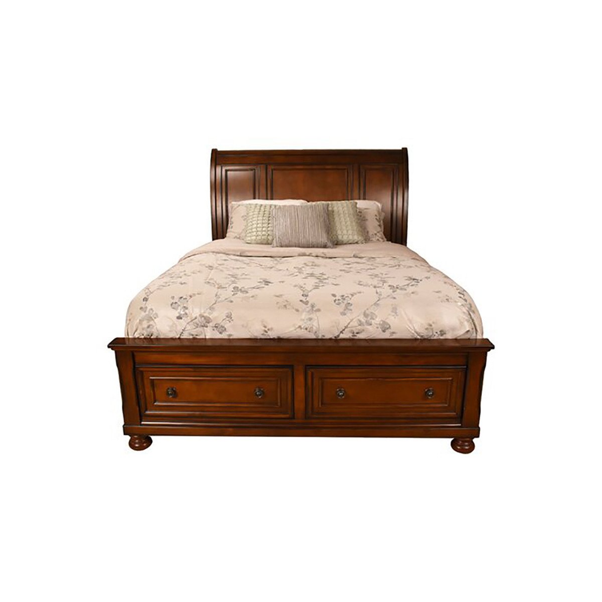Galaxy Home Baltimore Queen Bed in Dark Walnut image