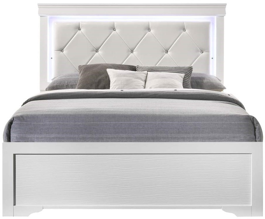 Galaxy Home Brooklyn Twin Bed in White image