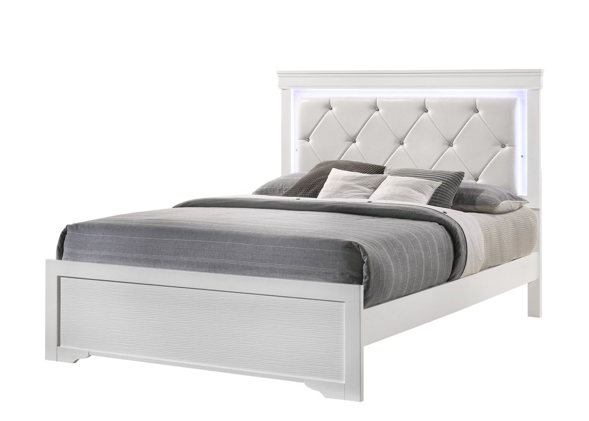 Galaxy Home Brooklyn Full Bed in White