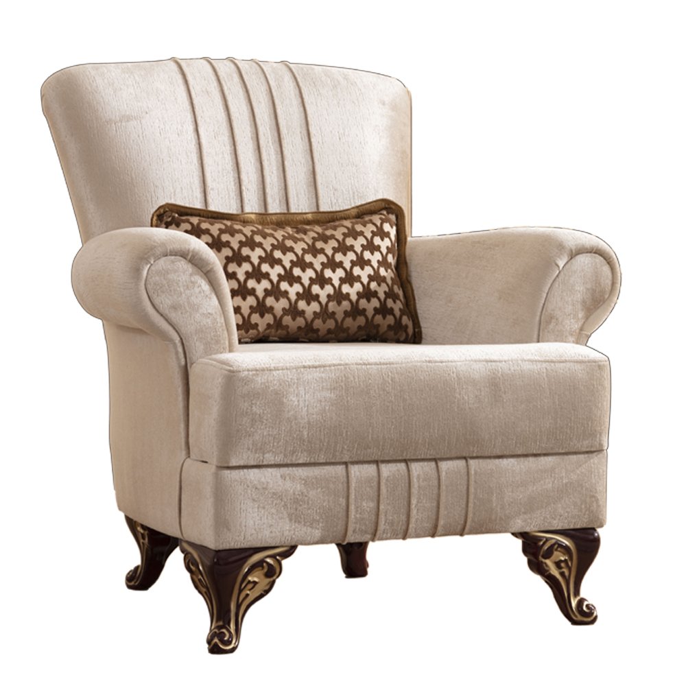Galaxy Home Carmen Chair in Beige image