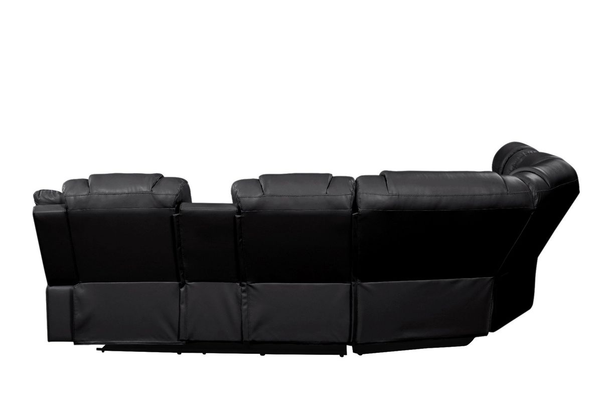 Galaxy Home Challenger Reversible Sectional Black