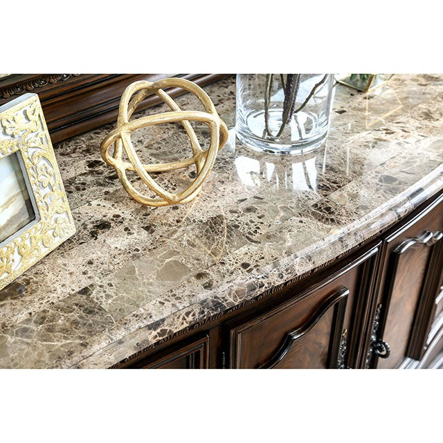 Menodora Brown Cherry Cal.King, E.King, Queen Bed