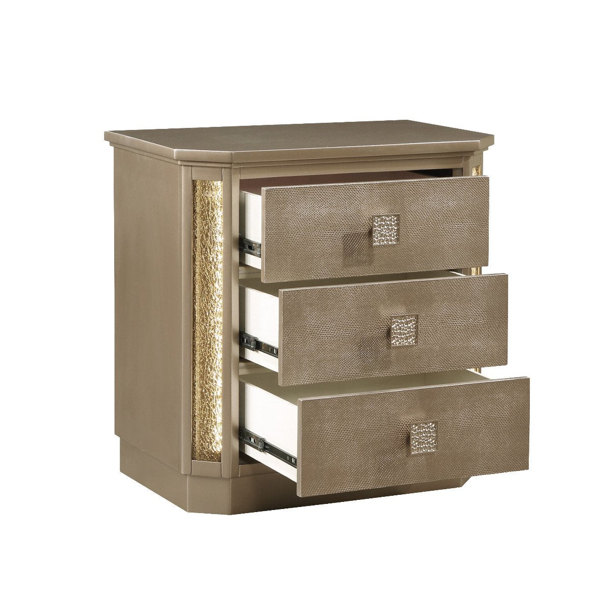 Galaxy Home Medusa Nightstand Gold