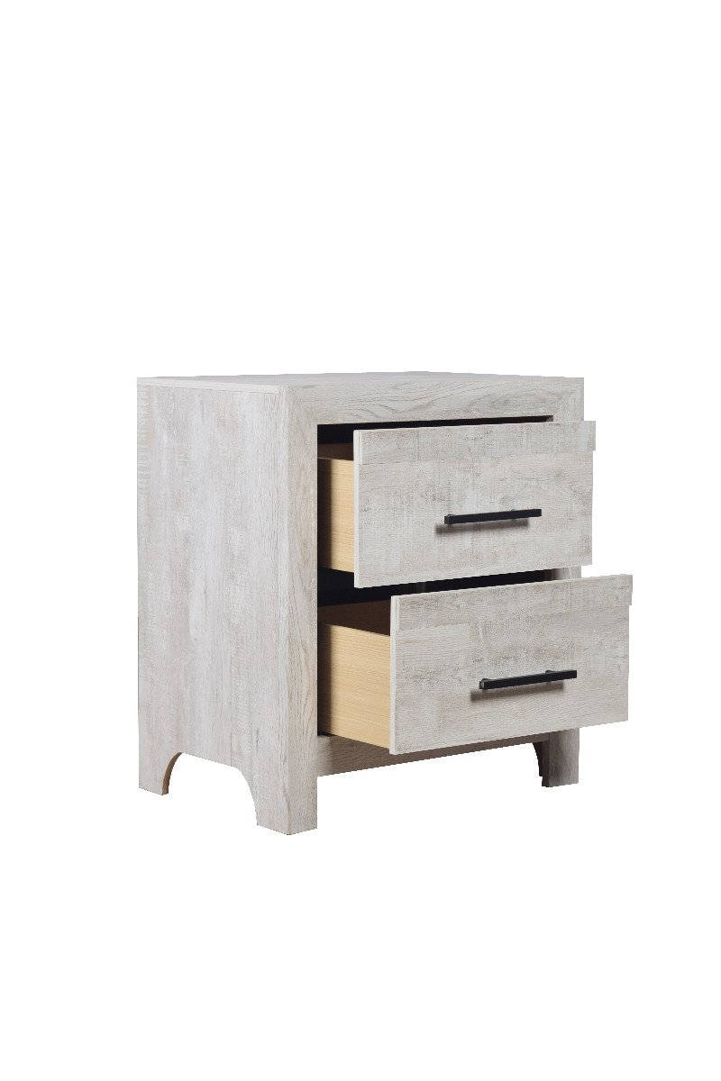 Galaxy Home Denver Nightstand Rustic Oak