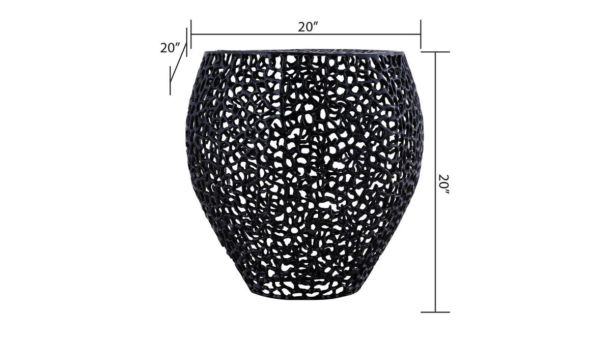 Galaxy Home ET3403-18 Coffee Table in Black