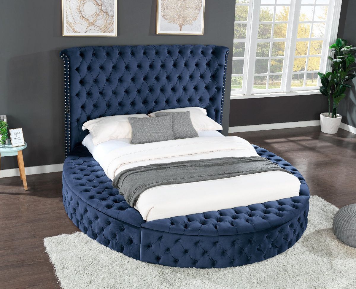 Galaxy Home Hazel King Bed in Blue image