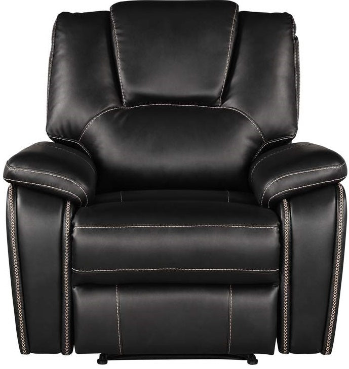 Galaxy Home Hong Kong Recliner Chair in Black image