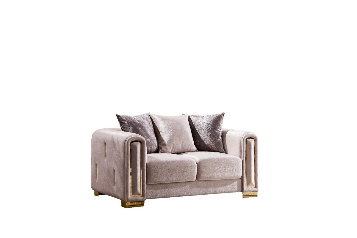 Galaxy Home Impreza Loveseat in Cream image