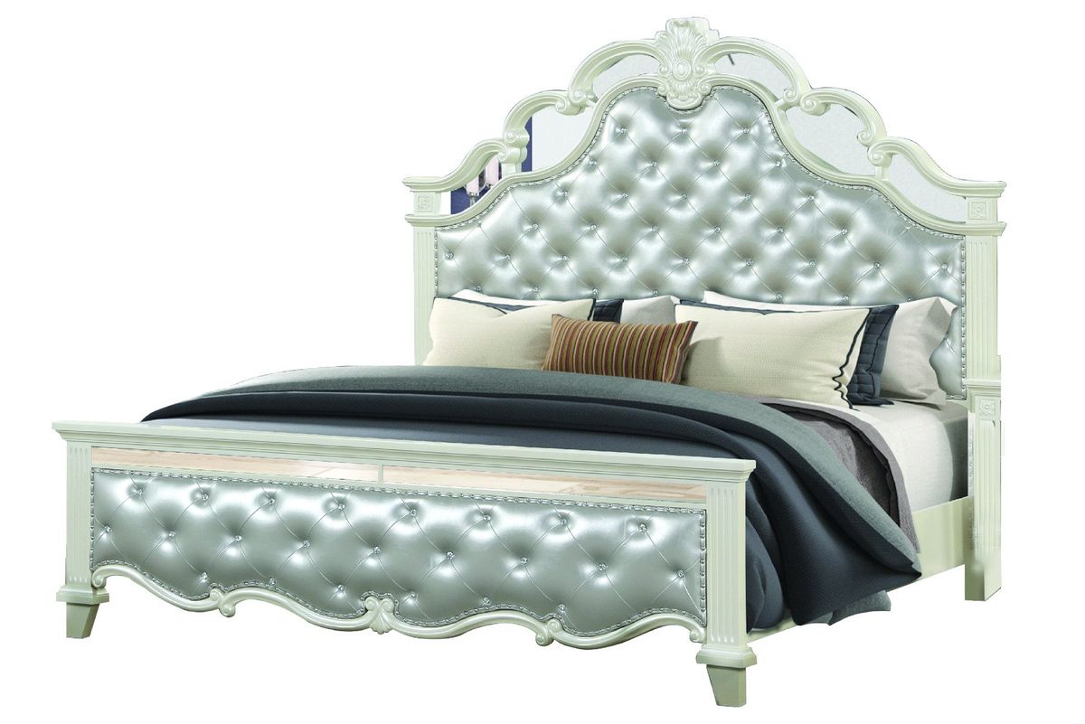 Galaxy Home Milan King Bed in White image