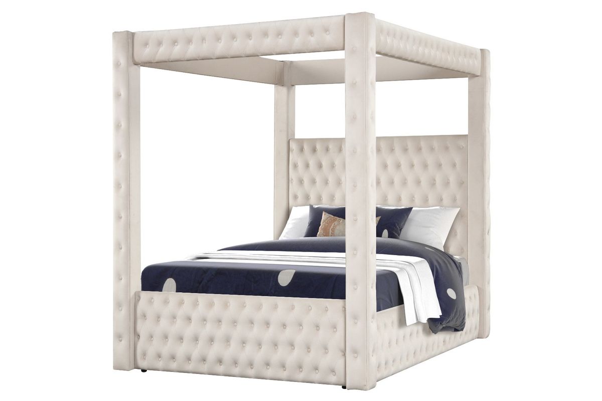 Galaxy Home Monica King Bed in Cream image