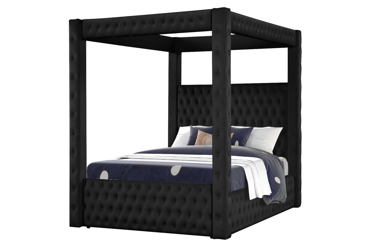 Galaxy Home Monica Queen Bed in Black