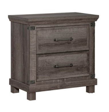 Liberty Furniture Lakeside Haven Nightstand w/ Charging Station in Brownstone image