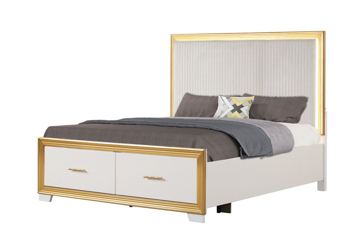 Galaxy Home Obsession King Bed in White