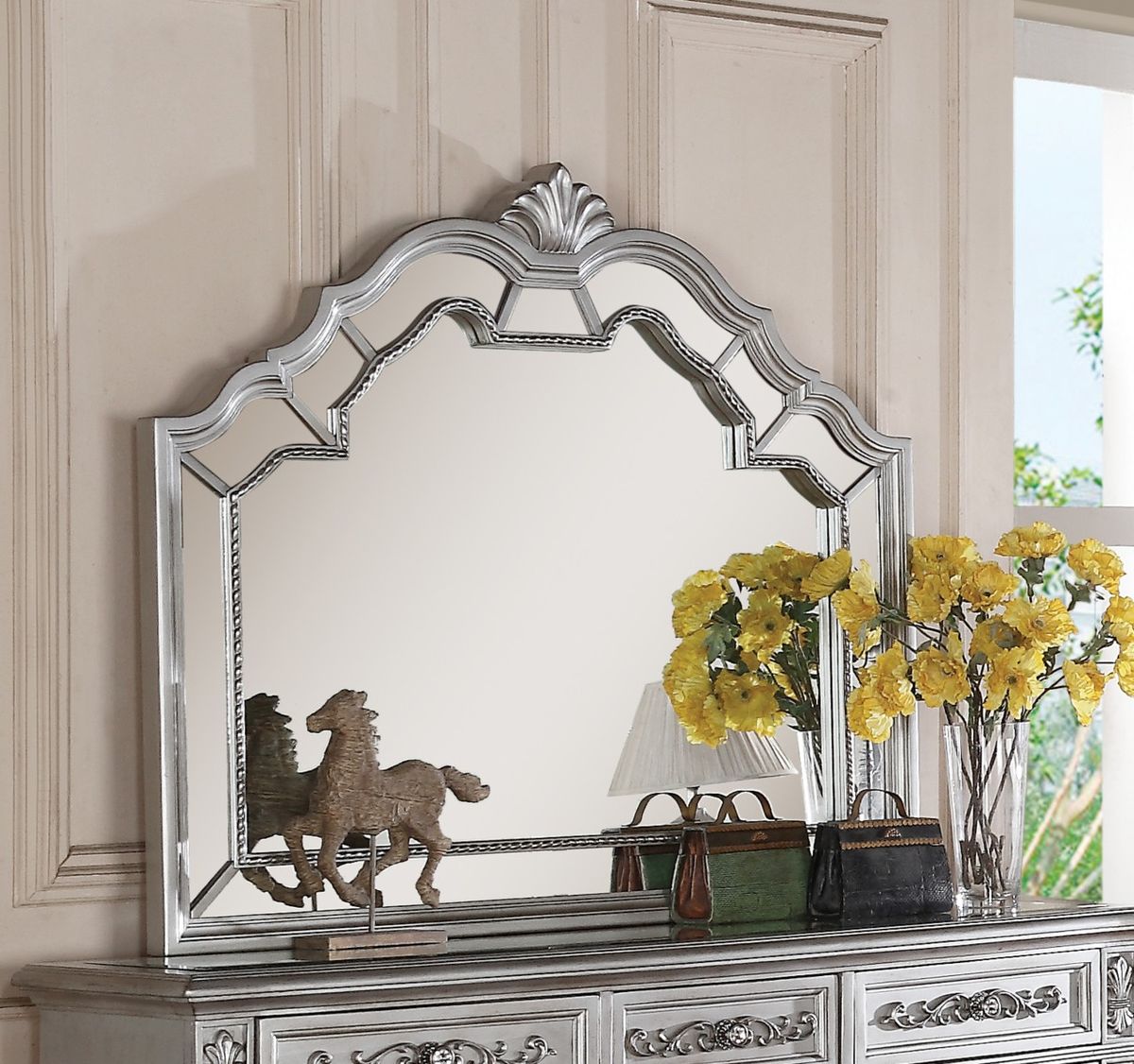 Cosmos Pamela Mirror in Silver image