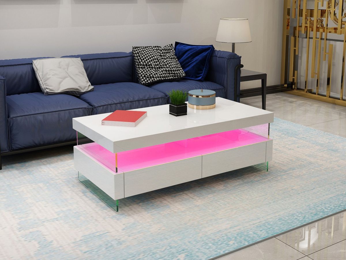Galaxy Home Ria Coffee Table in White