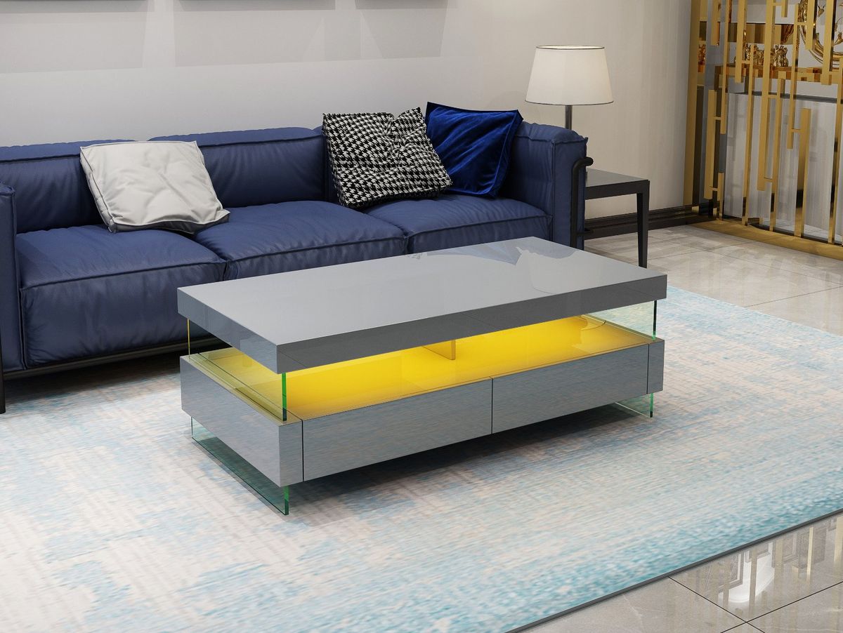 Galaxy Home Ria Coffee Table in Gray