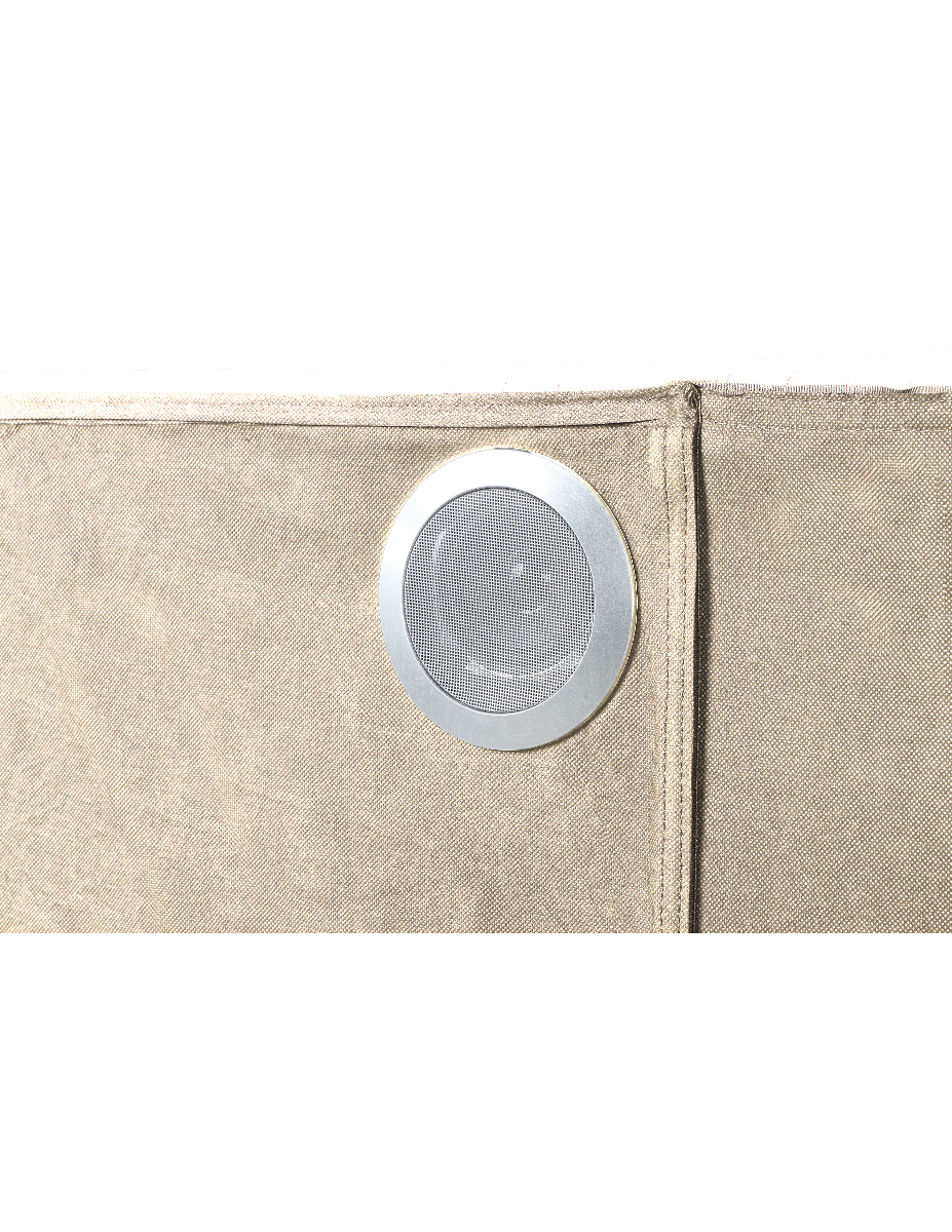 Galaxy Home Lizelle King Bed in with Ambient Lighting in Beige image