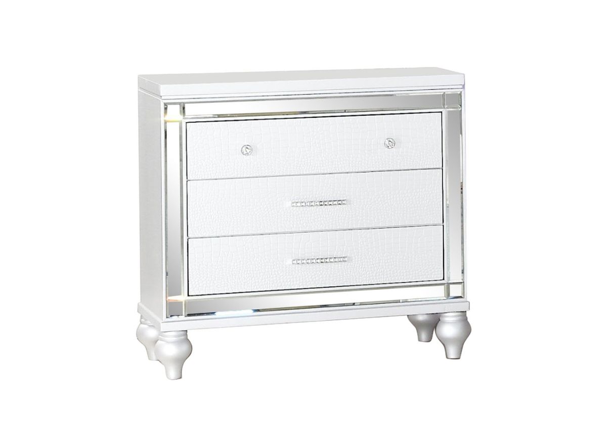 Galaxy Home Sterling Nightstand White image