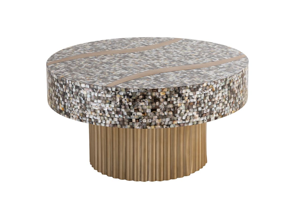 Galaxy Home T 1207-32 Coffee Table in Gold