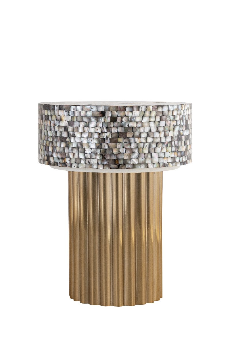 Galaxy Home ET 1207-16 End Table in Gold image