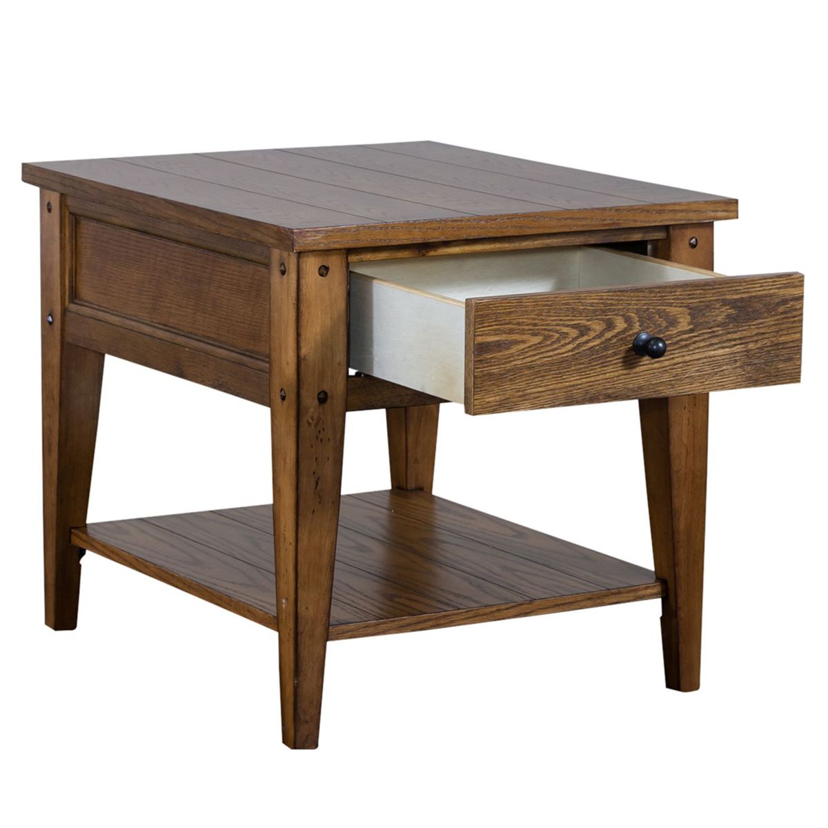 Liberty Furniture Lake House End Table in Oak