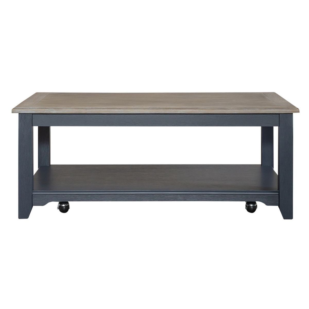 Liberty Furniture Summerville Rectangular Cocktail Table in Navy image